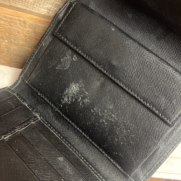 Original Prada Black Saffiano Leather Wallet with Milano logo - Picture 13 of 14